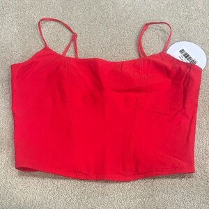 NWT! Princess Polly Dia Corset Top Red